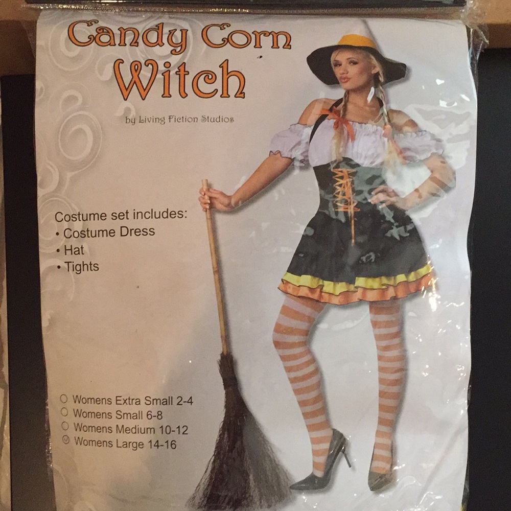 Candy Corn Witch Halloween Costume